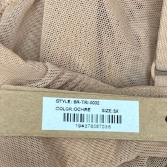 Skims Mesh Triangle Bralette Size 3X - Picture 4 of 4